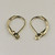 16x10mm Leverback Earring Gold Plated (25 pairs)