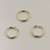 8mm 18ga Jump Ring Gold Plated (pkg of 100)