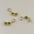 Clam Shell Bead Tip Gold Plated (pkg of 50)