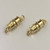15x5mm Large Plain Barrel Clasp Gold Plated