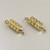 15x5mm Fancy Barrel Clasp Gold Plated (pkg of 25)