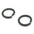 MBP006 - 8mm .18 Gauge Open Jump Ring, Matte Black Plated (pkg of 100)