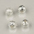 6mm Rosebud Bright Silver Plated (pkg of 200)