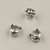 8mm Cat Face Silver Plated (15 count)