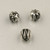 8mm Ridged Bead Silver Plated (pkg of 15)