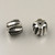 12mm Ridged Bead Silver Plated (pkg of 10)