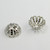 10mm Bead Cap (Nickel Color) Silver Plated (pkg of 50)