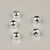 4mm Round Silver Plated (pkg of 500)