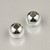 10mm Round Silver Plated (pkg of 50)