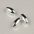 10x5mm Melon Silver Plated (pkg of 150)