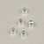 2.5mm Round Crimps Silver Plated Beadalon #2 (ID: 1.5mm)