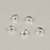 3mm Crimp Covers Silver Plated (pkg of 50)