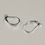 16x10mm Leverback Earrings Silver Plated (25 pairs)