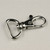 41x22mm Lanyard Clip Style #1 (Nickel Color) Silver Plated (pkg of 10)