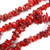 Red Coral Gemstone Chips (36 in. str)