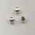 4mm Corrugated Round Bead Sterling Silver (pkg of 25)