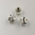 6mm Corrugated Round Bead Sterling Silver (pkg of 25)