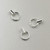 5mm Eye Crimp Sterling Silver (pkg of 10)