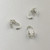 Clam Shell Bead Tip Sterling Silver (pkg of 20)