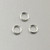 4mm 22ga Jump Ring Sterling Silver (pkg of 25)