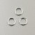 4mm 22ga Soldered Closed Jump Ring Sterling Silver (pkg of 25)