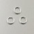 6mm 22ga Soldered Closed Jump Ring Sterling Silver (pkg of 25)