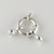 16mm Large Spring Ring Clasp Sterling Silver (each)