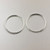 20mm Endless Hoop Earring Sterling Silver (pair)