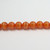 FOR019 - Dark Orange Fiber Optic, Rounds (approx. 14in. strand) - 4MM*
