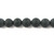 Matte Black Onyx Round Gemstone (Approx. 15" str)