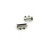 16mm 2-strand Magnetic Slide Tube Clasp, Antique Silver Plated (each)