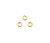 6mm 18ga Open Jump Ring, Matte Gold Plated (pkg of 100)