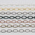 CH028 - 9mm x 6mm Textured Oval Chain, Solid Brass Electroplated (Per Foot)