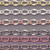 CH112 - 7.5mm Figaro Chain, Solid Brass Electroplated (Per Foot)
