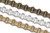 CH840 - 8.5mm Textured Vintage Reproduction Chain, Solid Brass Electroplated (Per Foot)