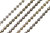 CH849 - 4mm Crystal Rhinestone Chain, Solid Brass Electroplated (Per Foot)