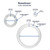 X-Large Bracelet, Round Stainless Steel Memory Wire