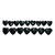 Heart Hematite, Side/Side Drilled (Approx. 15" str)