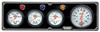 QuickCar 3-1 Gauge Panel OP/WT/OT WITH 3-3/8" Tachometer Black