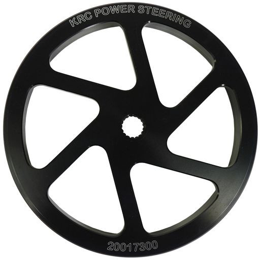 KRC Power Steering KRC 20017300 3-RIB SERPENTINE 6" NASCAR PULLEY