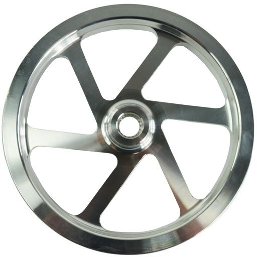 KRC Power Steering KRC 20017600-NP 6.0" ALUMINUM SERPENTINE PULLEY