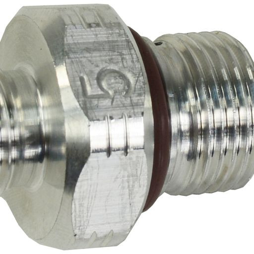 KRC Power Steering KRC 25305000 ALUMINUM FLOW VALVE, -6 MALE, ID:5