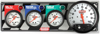 QuickCar 3-1 Gauge Panel OP/WT/FP WITH 5" Tachometer