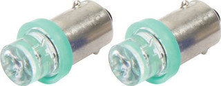 Green LED Bulbs Pair