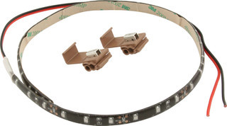 LED Warning Light Strip Red w/ Connectors