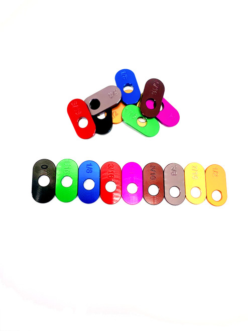 Caster slugs for A-arm shaft Caster slugs for A-arm shaft