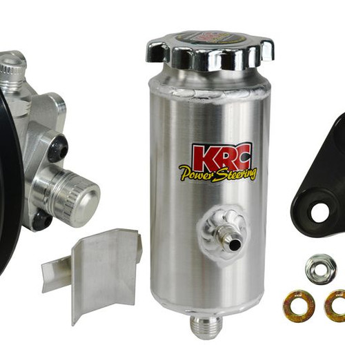 KRC Power Steering ESP 19010115 SBC BLOCK MNTED ELITE PUMP W/6IN V-BELT