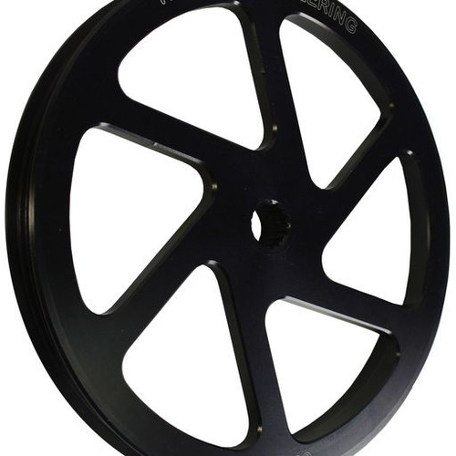 KRC Power Steering KRC 20017300 3-RIB SERPENTINE 6" NASCAR PULLEY