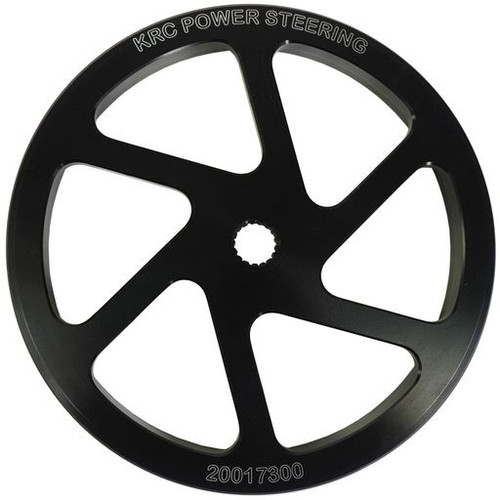 KRC Power Steering KRC 20017300 3-RIB SERPENTINE 6" NASCAR PULLEY