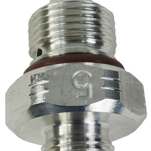 KRC Power Steering KRC 25305000 ALUMINUM FLOW VALVE, -6 MALE, ID:5